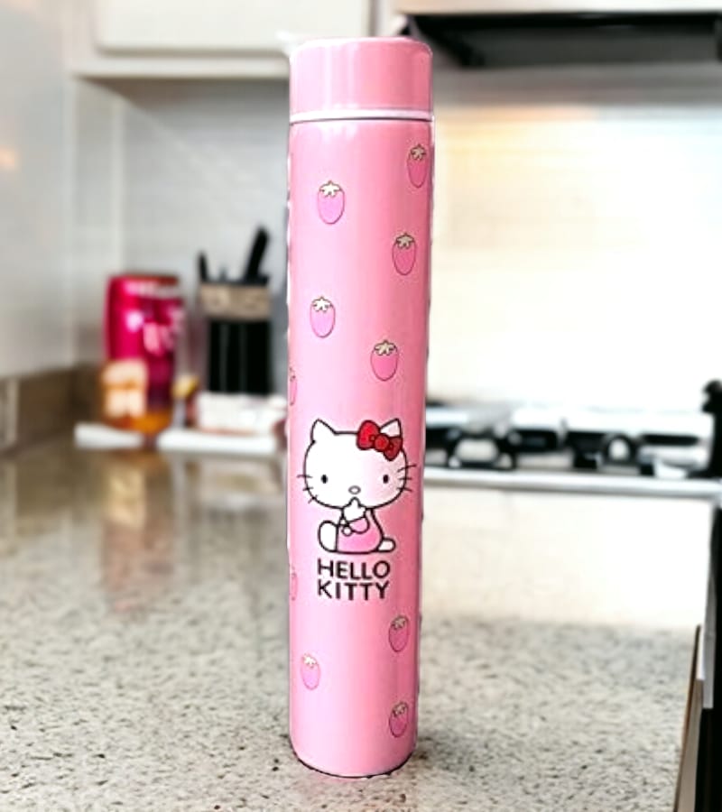Fashionable Anti Wolf Thermos Bottle Stainless Steel Reusable Venti 60 oz Bottle - Pink